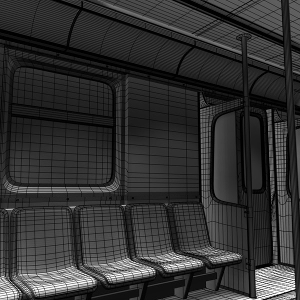 subway car 3d model - Subway Car by Dave777